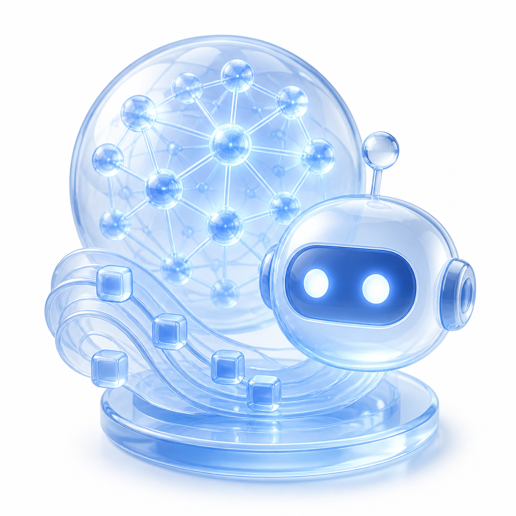 AI models and a robot connected to live data