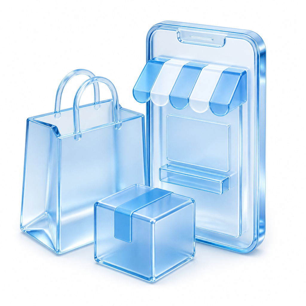 Online storefront, shopping bag, and fulfillment